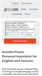 Mobile Screenshot of presis.amebis.si