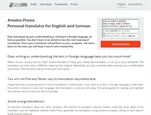 Tablet Screenshot of presis.amebis.si