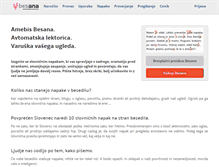 Tablet Screenshot of besana.amebis.si
